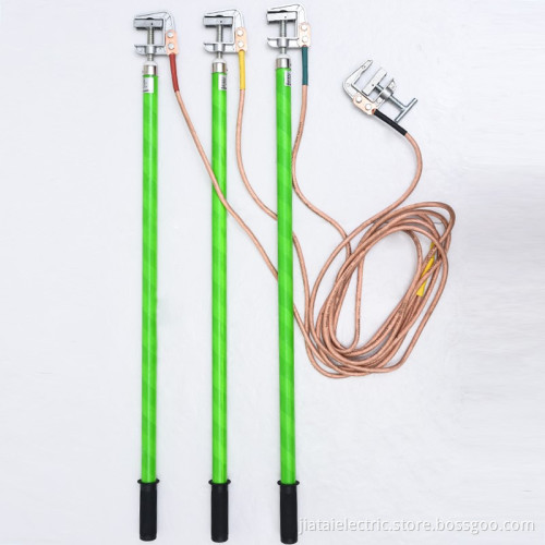 High Voltage Safety Grounding Equipment with Rod and Clamp